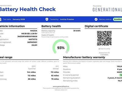 Used Mazda MX30 106 kW (145 HP) 2021 Grey SUV