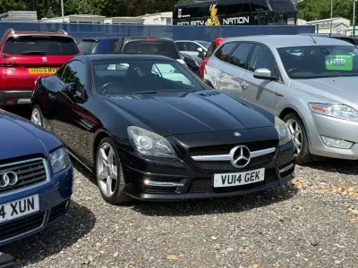 Used Mercedes SLK250 AMG 204 HP (150 kW) 2014 Black Cabriolet