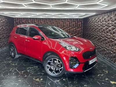 Used Kia Sportage GT-Line S 177 HP (130 kW) 2019 Red SUV