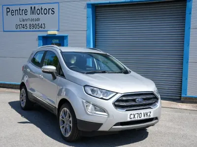 Used Ford Ecosport Titanium 125 HP (91 kW) 2020 Silver SUV