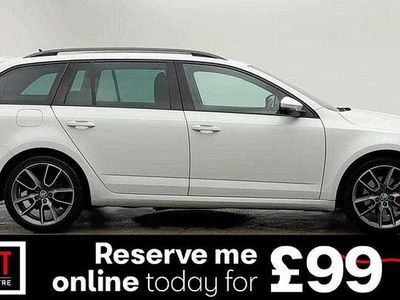 Used Skoda Octavia vRS 180 HP (132 kW) 2017 White Estate