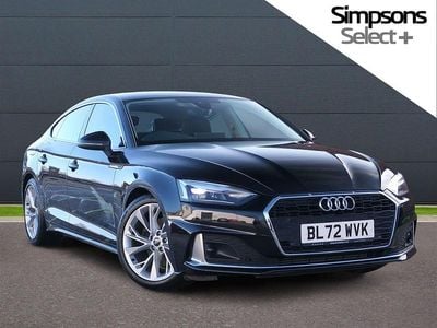 Used Audi A5 Sportback Sport 150 HP (110 kW) 2022 Black Hatchback