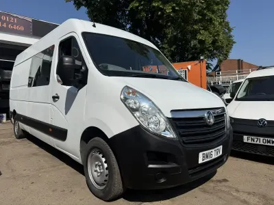 Used Vauxhall Movano 2018 White MPV