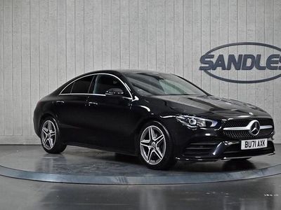 Used Mercedes CLA180 AMG Line Premium 136 HP (100 kW) 2021 Black Sedan