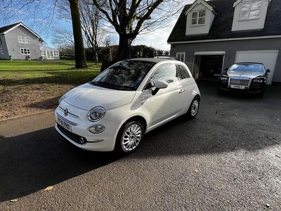 Used Fiat 500C Lounge 69 HP (50 kW) 2018 White Cabriolet