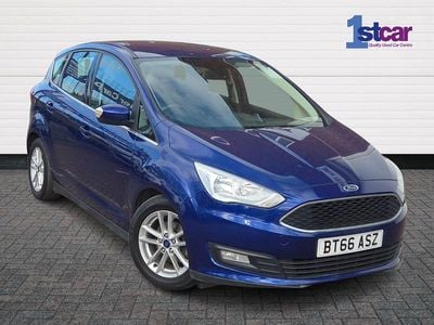 Used Ford C-MAX Zetec 125 HP (91 kW) 2016 Blue MPV