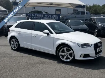 Used Audi A3 Sportback Sport 150 HP (110 kW) 2018 White Hatchback