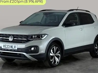 Used VW T-Cross Black Edition 110 HP (80 kW) 2023 Grey SUV