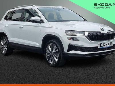 New Skoda Karoq SE L 110 HP (80 kW) 2025 Moon white metallic SUV