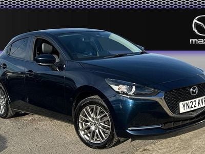 Used Mazda 2 Inclusive 90 HP (66 kW) 2022 Blue Hatchback