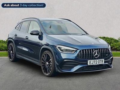 Blue Used 2022 Mercedes GLA35 AMG Premium Plus SUV | £34,999 (A bit pricey)