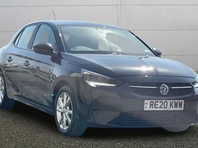 Used Vauxhall Corsa 101 HP (74 kW) 2020 Black Hatchback