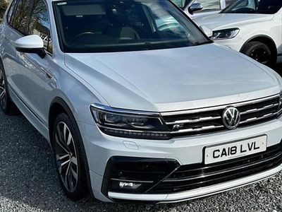 Used VW Tiguan Allspace R-line 150 HP (110 kW) 2018 Silver SUV