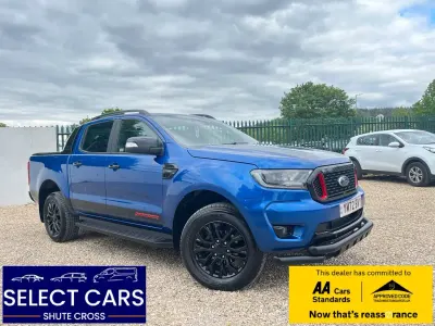 Begagnad Ford Ranger Wildtrack 213 HK (156 kW) 2022 Blå Pickup