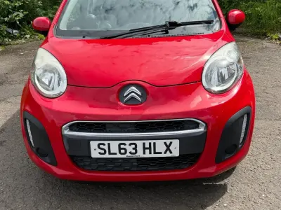 Used Citroën C1 VTR Sport 68 HP (50 kW) 2013 Red Hatchback