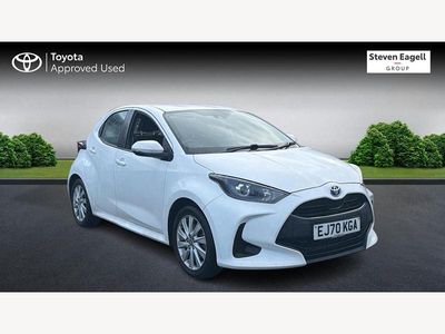 Used Toyota Yaris Hybrid 2021 White Hatchback