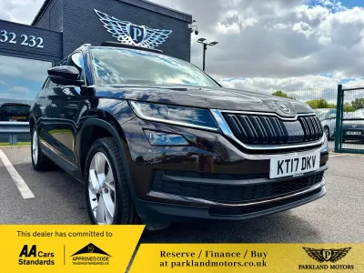 Used Skoda Kodiaq 150 HP (110 kW) 2017 Brown SUV