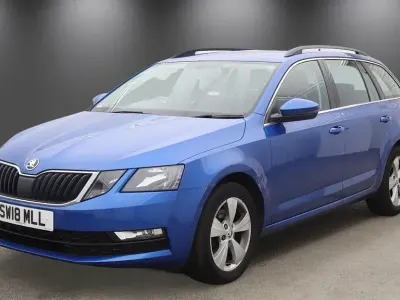Used Skoda Octavia SE Technology 116 HP (85 kW) 2018 Blue Estate