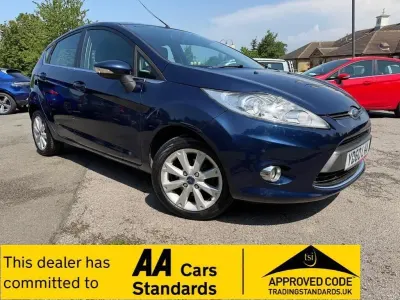 Used Ford Fiesta Zetec 2010 Blue Hatchback