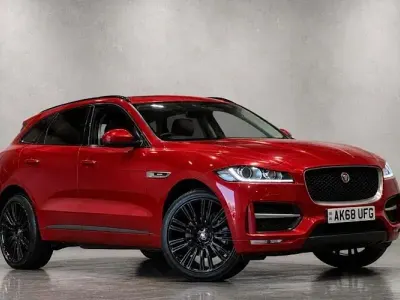 Used Jaguar F-Pace R-Sport 180 HP (132 kW) 2019 Red SUV