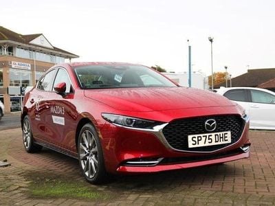 Red New 2025 Mazda 3 Exclusive-Line Sedan | £26,295 (Good price)