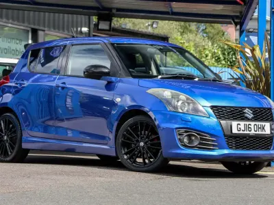 Used Suzuki Swift Sport 136 HP (100 kW) 2016 Blue Hatchback