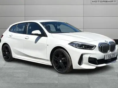 Used BMW 118 M Sport 140 HP (102 kW) 2020 White Hatchback