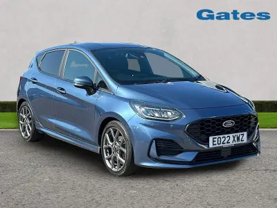 Used Ford Fiesta ST-Line 155 HP (114 kW) 2022 Blue Hatchback
