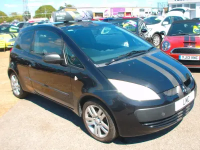 Used Mitsubishi Colt 75 HP (55 kW) 2008 Black Hatchback