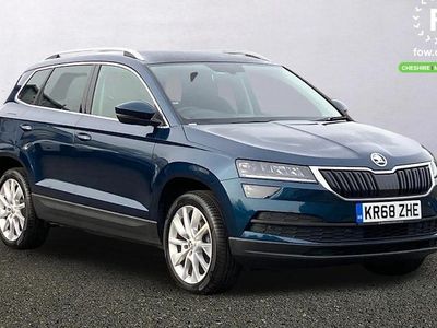 Used Skoda Karoq SE L 116 HP (85 kW) 2019 Blue SUV