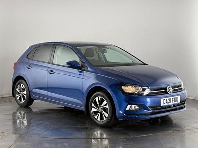 Used VW Polo Match 95 HP (69 kW) 2021 Blue Hatchback