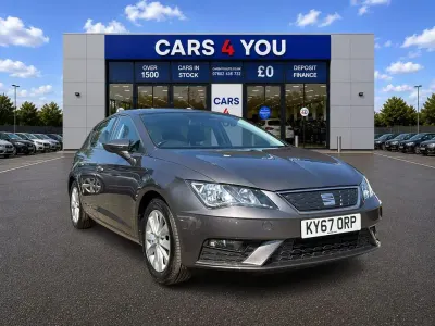 Used Seat Leon Ecomotive 115 HP (84 kW) 2017 Grey Hatchback