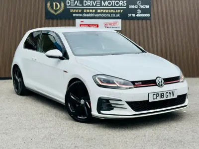 Used VW Golf VII GTI 245 HP (180 kW) 2018 White Hatchback