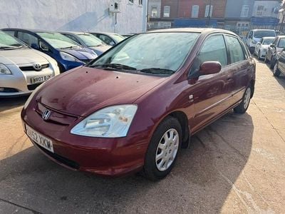Used Honda Civic SE 2002 Red Hatchback