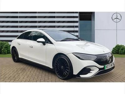 White Used 2023 Mercedes EQE350 AMG Line Premium Plus Sedan | £42,485 (Fair price)
