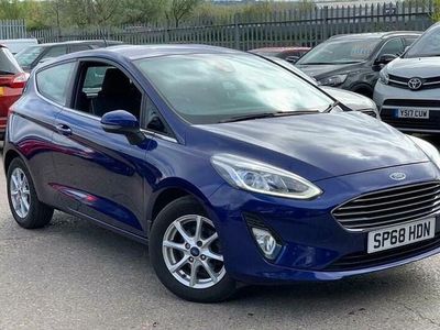 Used Ford Fiesta Zetec 100 HP (73 kW) 2018 Blue Hatchback