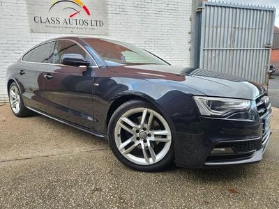 Used Audi A5 Sportback S-Line 177 HP (130 kW) 2015 Blue Hatchback
