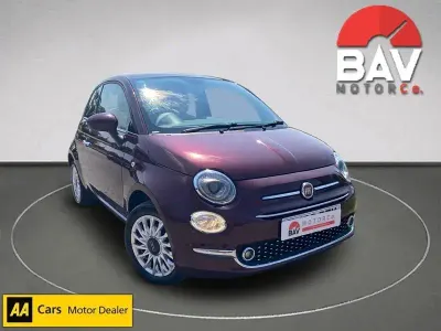 Used Fiat 500 Lounge 2016 Avantgarde bordeaux Hatchback