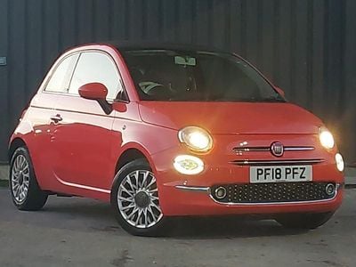 Pink Used 2018 Fiat 500C Lounge Cabriolet | £8,498 (Fair price)