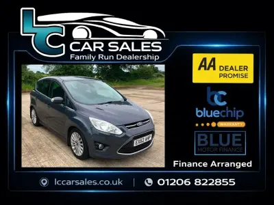 Used Ford C-MAX Titanium 140 HP (102 kW) 2012 Blue MPV