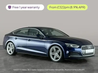 Used Audi A5 S-Line 2019 Blue Coupe