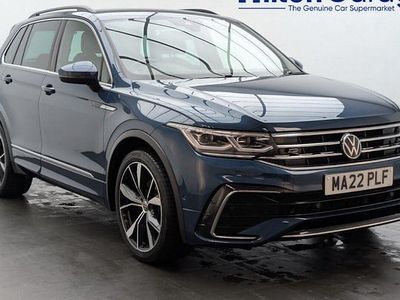 Blue Used 2022 VW Tiguan R-line SUV | £21,750 (Good price)