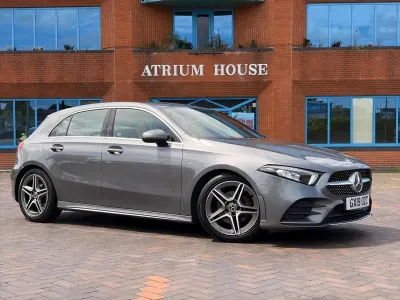 Used Mercedes A180 AMG line 136 HP (100 kW) 2019 Grey Hatchback