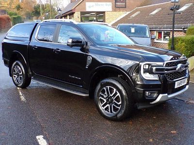 Black Used 2025 Ford Ranger Platinum Pickup | £49,994 (Expensive)