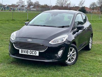 Used Ford Fiesta Zetec 2018 Black Hatchback