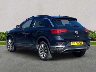 Usado VW T-Roc SE 115 HP (84 kW) 2020 Preto SUV