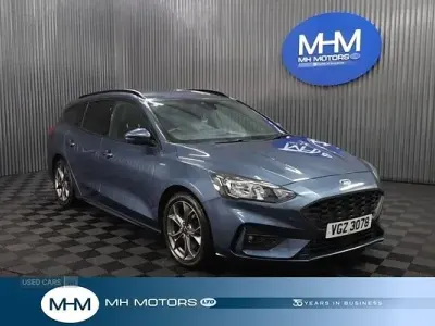 Used Ford Focus ST-Line 120 HP (88 kW) 2021 Blue Estate