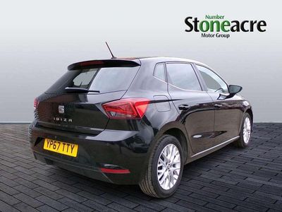 Begagnad Seat Ibiza SE 95 HK (69 kW) 2017 Svart Halvkombi