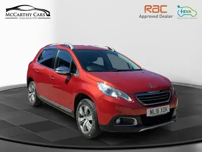 Second-hand Peugeot 2008 Allure 81 CP (59 kW) 2016 Roșu SUV