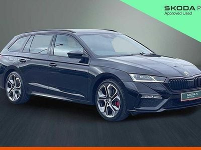 Begagnad Skoda Octavia vRS 241 HK (177 kW) 2024 Svart Kombi